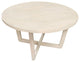 Solano 51" Round Dining Table, Natural Gray