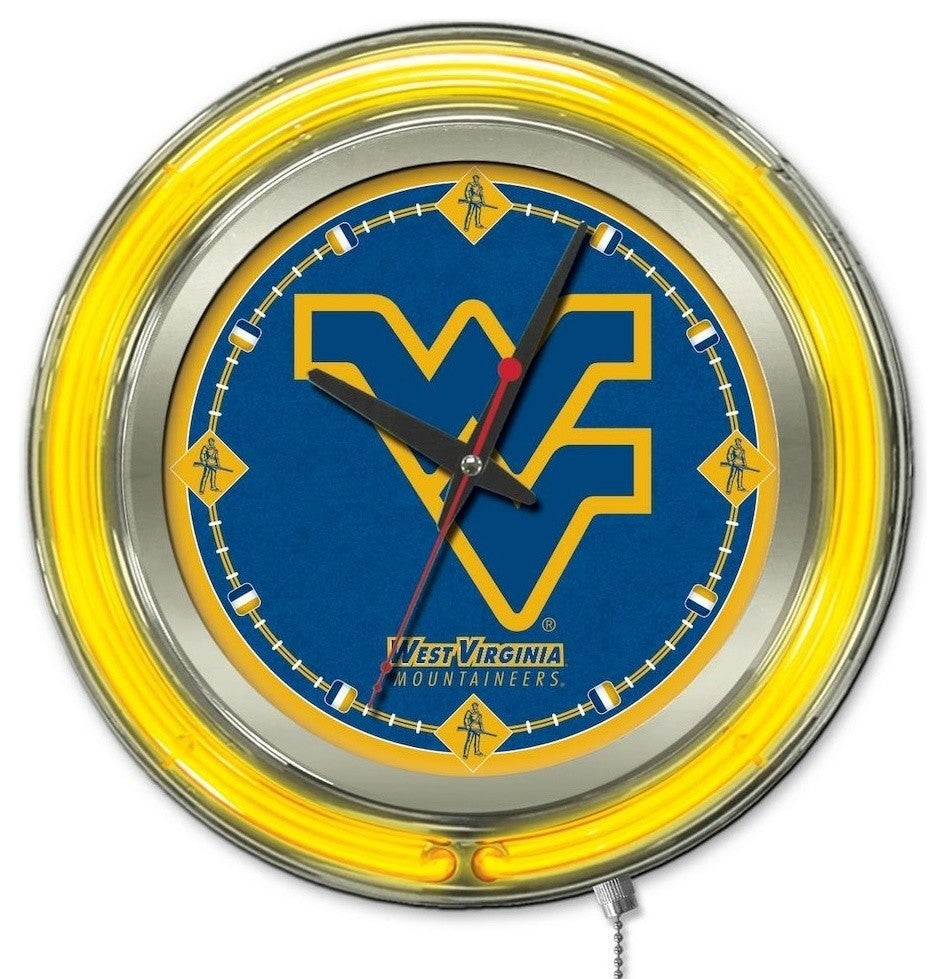 West Virginia Neon Clock