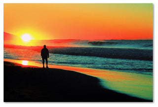 'Sunrise Walking' Canvas Art by Beata Czyzowska Young