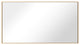 Rectangle Metal Framed Wall Mirror Bathroom Vanity Mirror, Gold, 20"x36