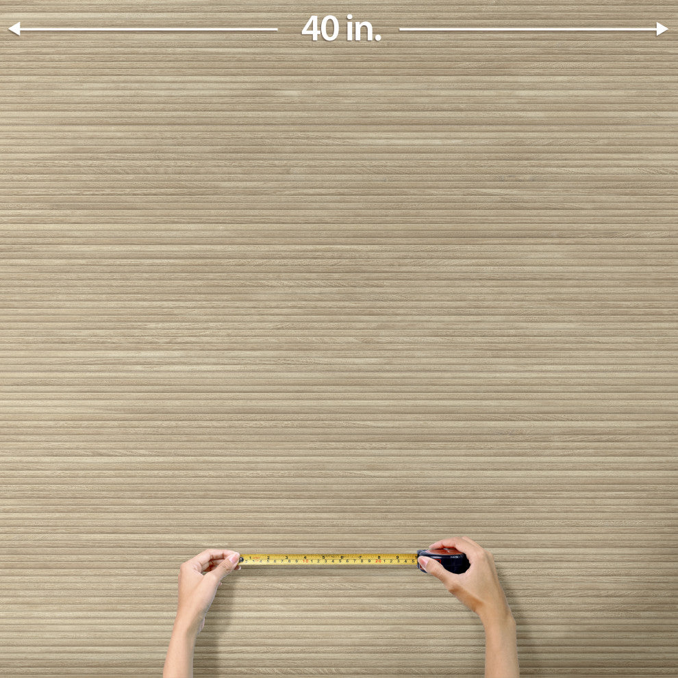 Larchwood Alder Fluted Ceramic Wall Tile