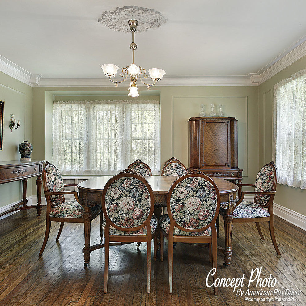 Floral Oval Ceiling Medallion
