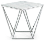 Skyler Chrome End Table