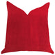Amber Rose Luxury Throw Pillow in Red, King, 20" x 36"