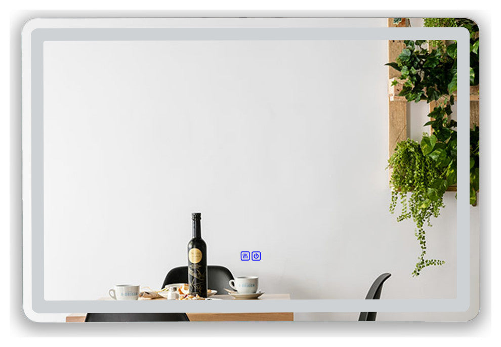 CHLOE Lighting LUMINOSITY Rectangular TouchScreen LED Mirror