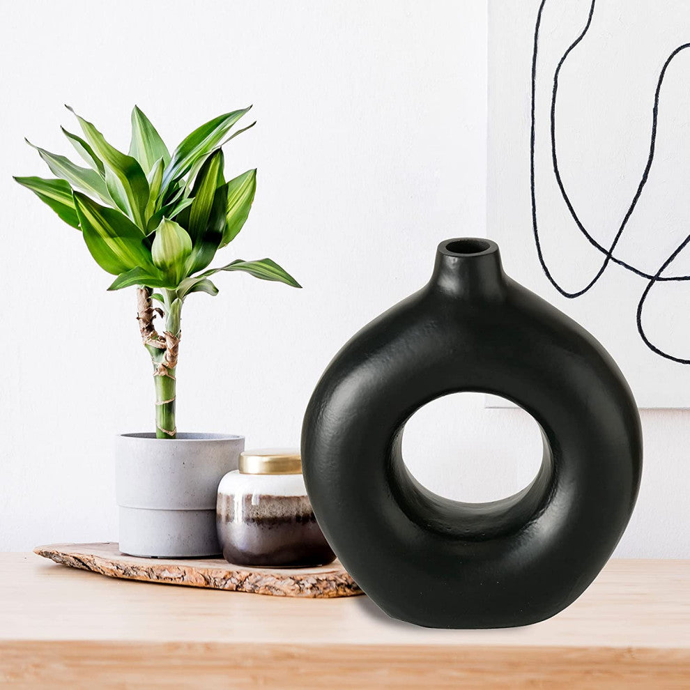 Iconic Ring Vase, 9 Inches