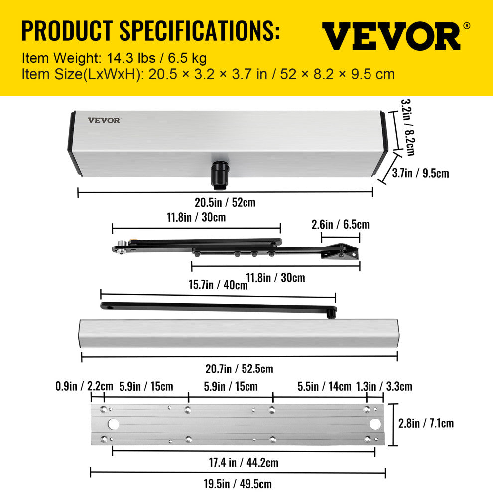 Vevor Automatic Door Opener Swing Door Operator for Disabilities