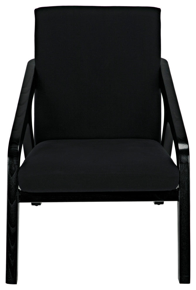 Lamar Chair, Charcoal Black