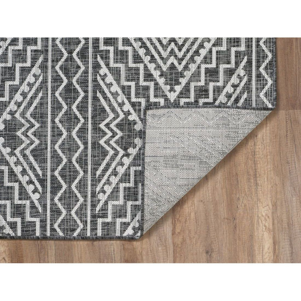 KAS Provo 5780 Black Quinn Area Rug, 7'10"x10'10"