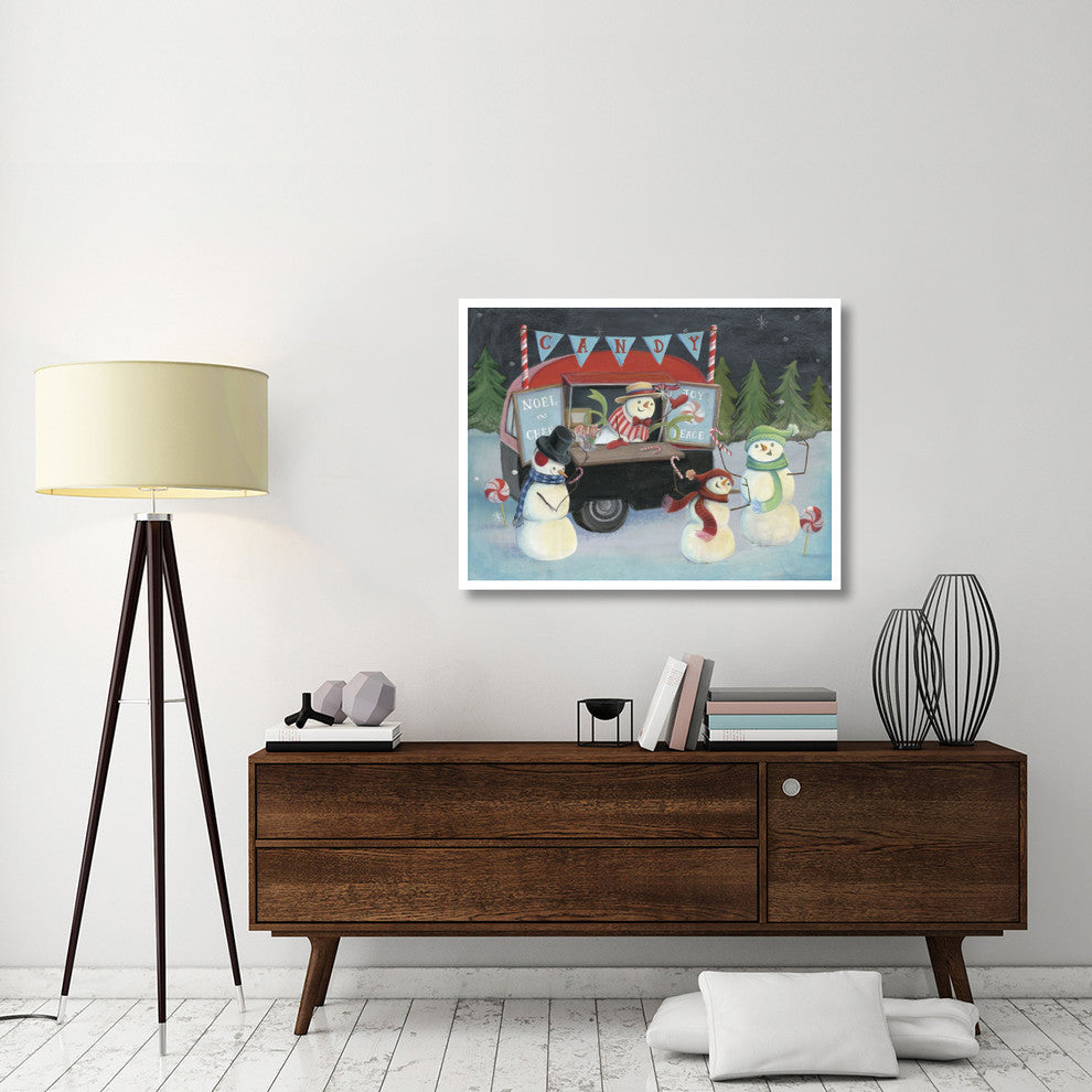"Christmas on Wheels I Light" Digital Paper Print by Mary Urban, 42"x32"