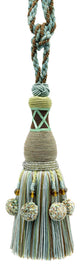 Tassel Tieback, Style# TBRW10, Color# VL12 - Lakeside Green [Set of 2]