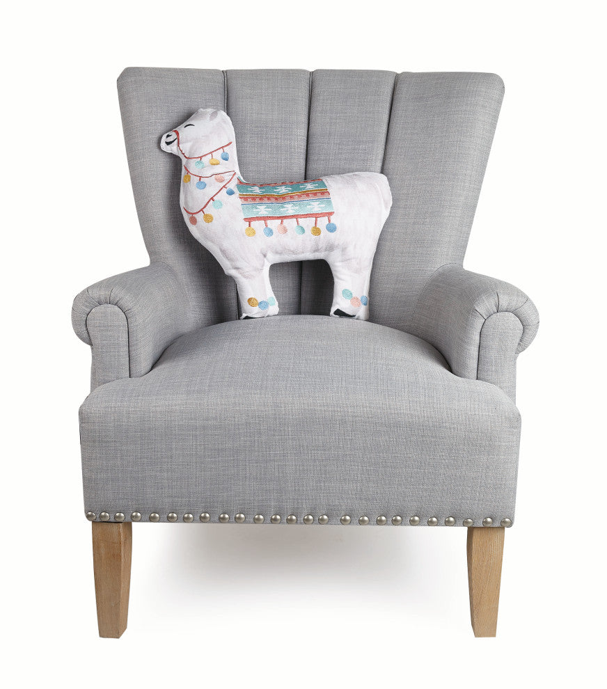 Llama Shaped Printed Pillow