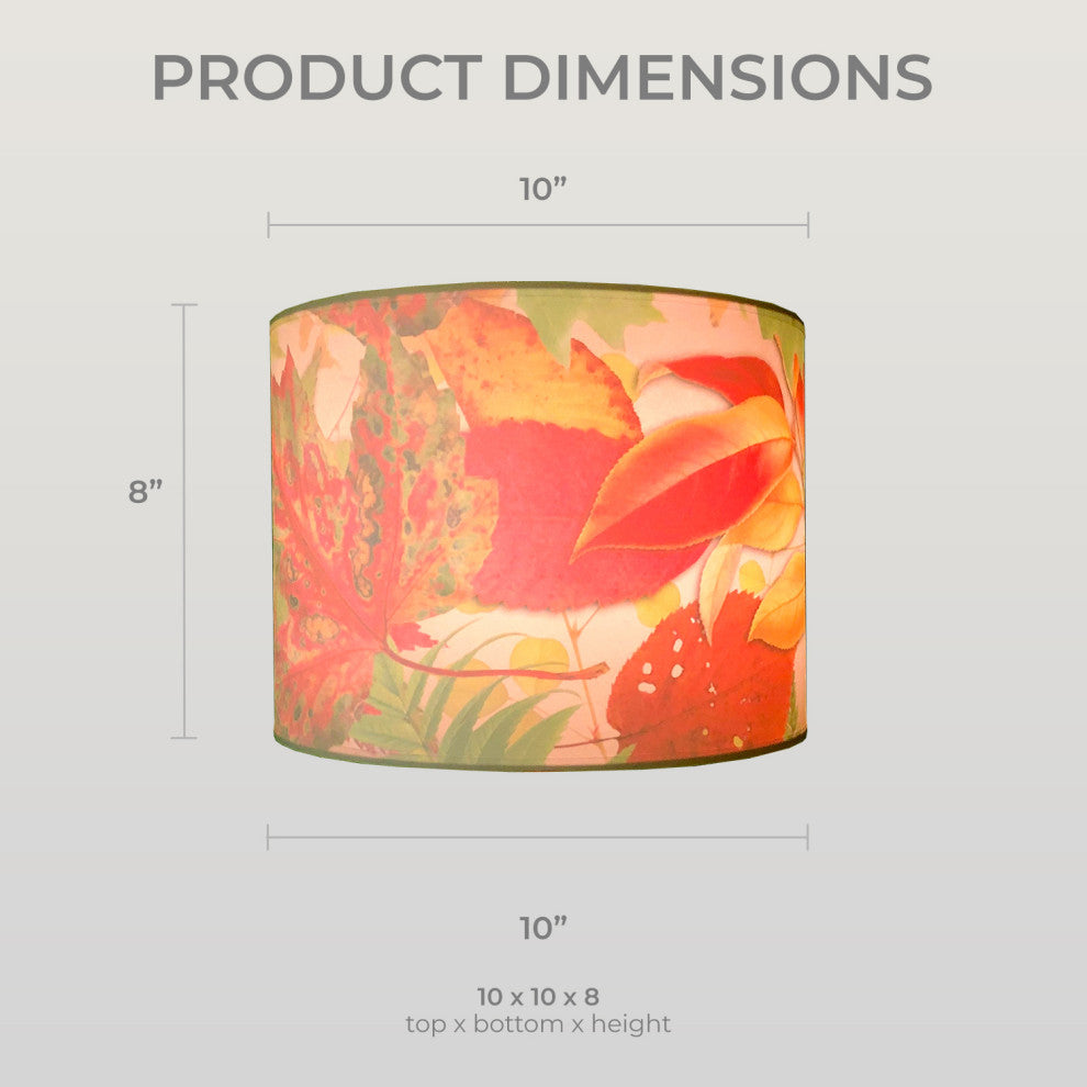 Royal Designs Modern Trendy Decorative 2-Sided Silhouette Hardback Lampshade, Au