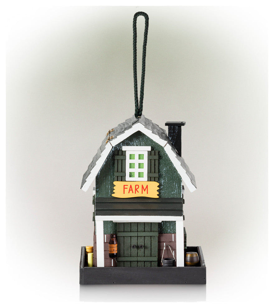 Alpine Hanging Farm Store Bird Feeder, 9"
