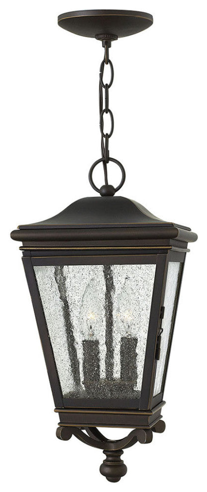 Hinkley Lincoln Medium Hanging Lantern, Oil Rubbed Bronze