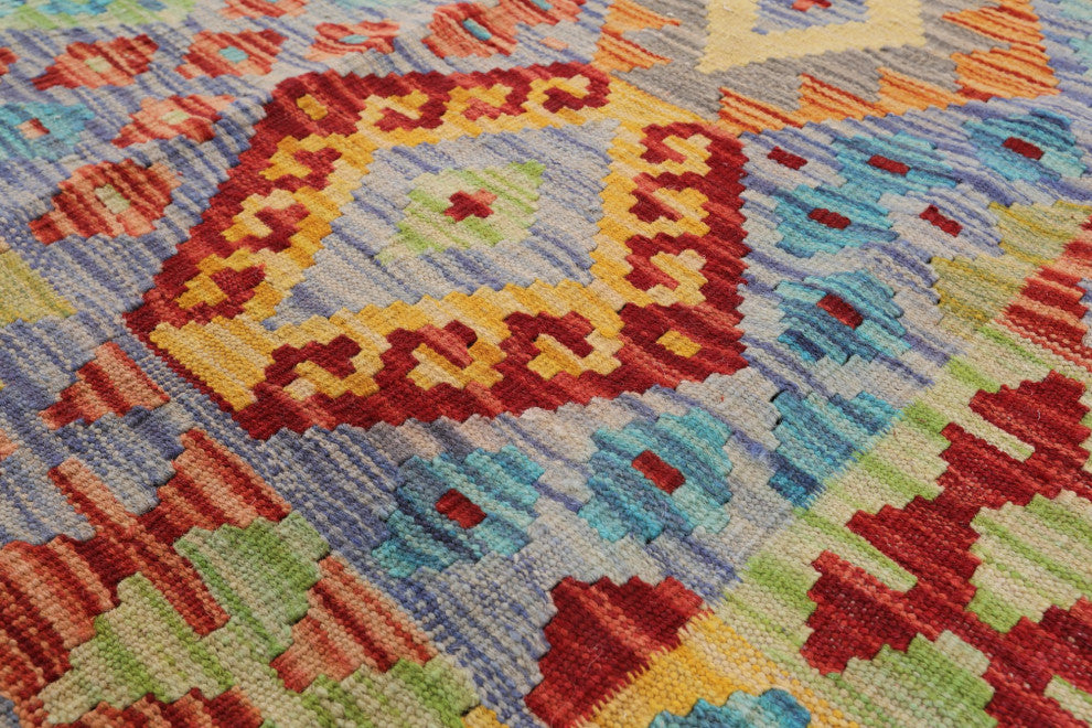 Flat Weave Kilim Reversible Rug 5' 10" X 7' 8" Q8299