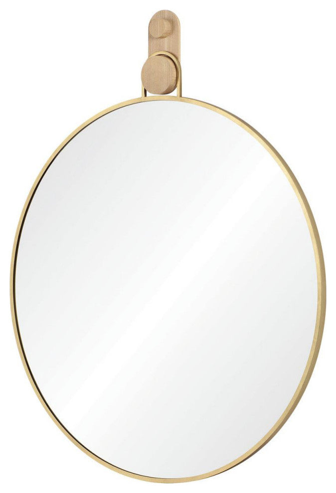 Kinsley Framed Round Decorative Mirror