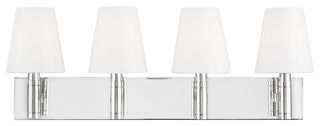 Beckham Classic 4-Light Vanity, Polished Nickel