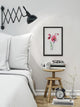 "Blooming Pink Smudge" Framed Painting Print, 12"x18"
