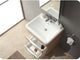 Milano 26" White Oak Modern Bathroom Vanity With Medicine Cabine, FFT1030BN