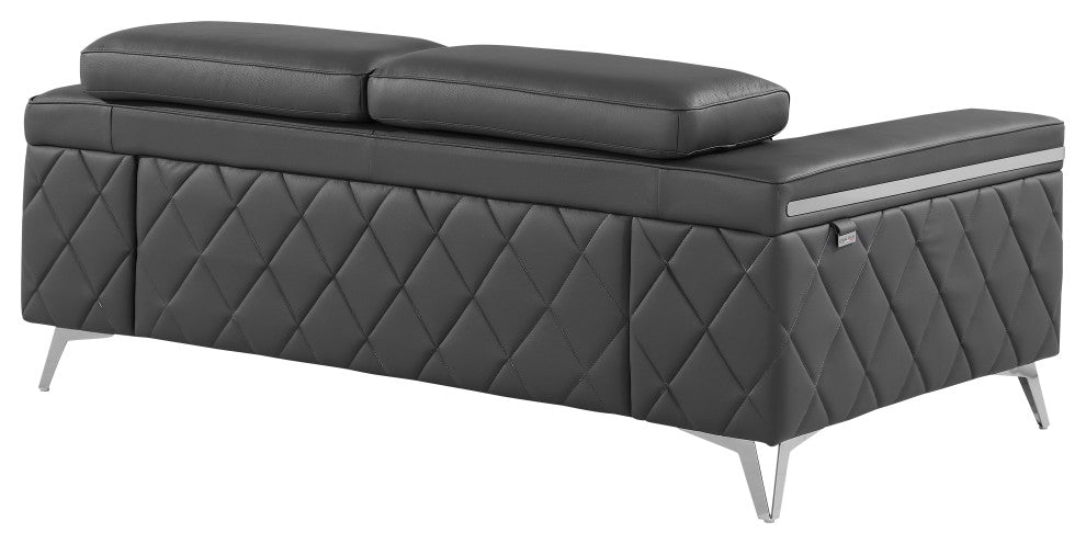 Mia Top Grain Italian Leather  Loveseat