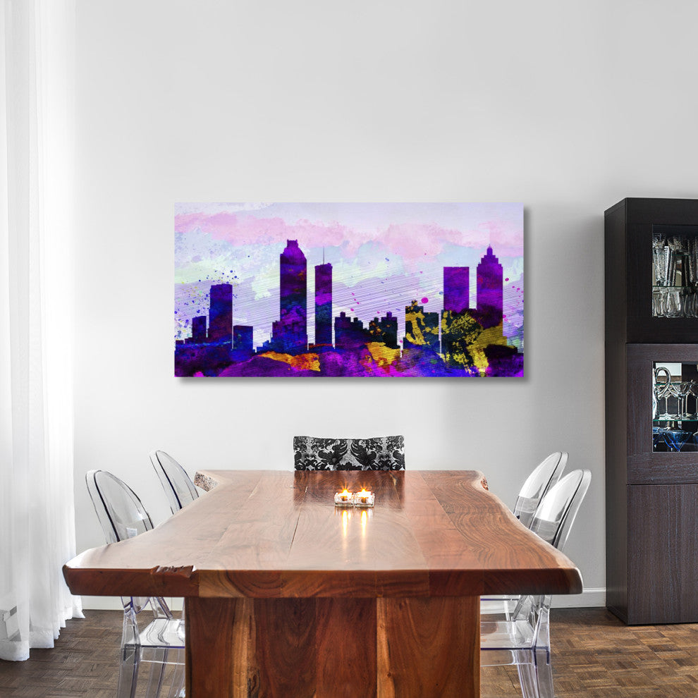 "Atlanta City Skyline" Fine Art Print
