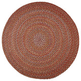 Rhody Rug Cypress Rug, Brilliant Red, 8' Round