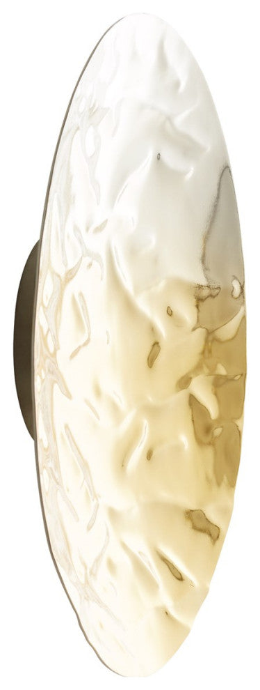 Cyan Small Ripple Wall Decor 11316, Silver And Gold