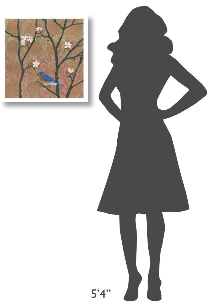 "Cherry Blossoms I" Digital Paper Print by Kathrine Lovell, 20"x20"