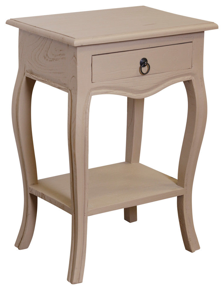 Paris - Side Table  -Solid Mindy Wood -  Natural Wood