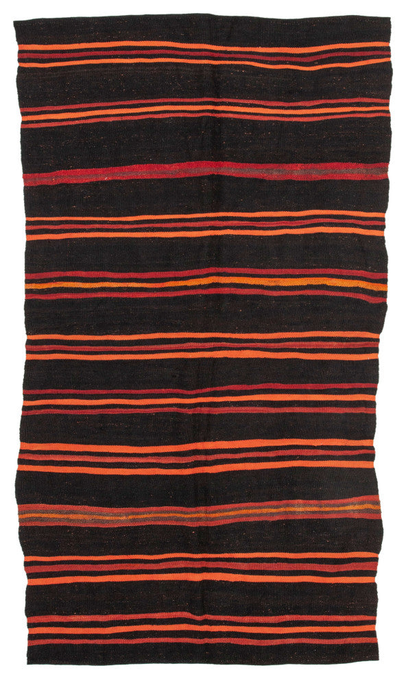 Rug N Carpet - Handmade Anatolian 5' 10'' x 10' 0'' Vintage Goat Hair Kilim Rug