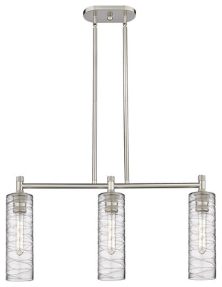 Crown Point 3 30.5" Island Lighting Satin Nickel