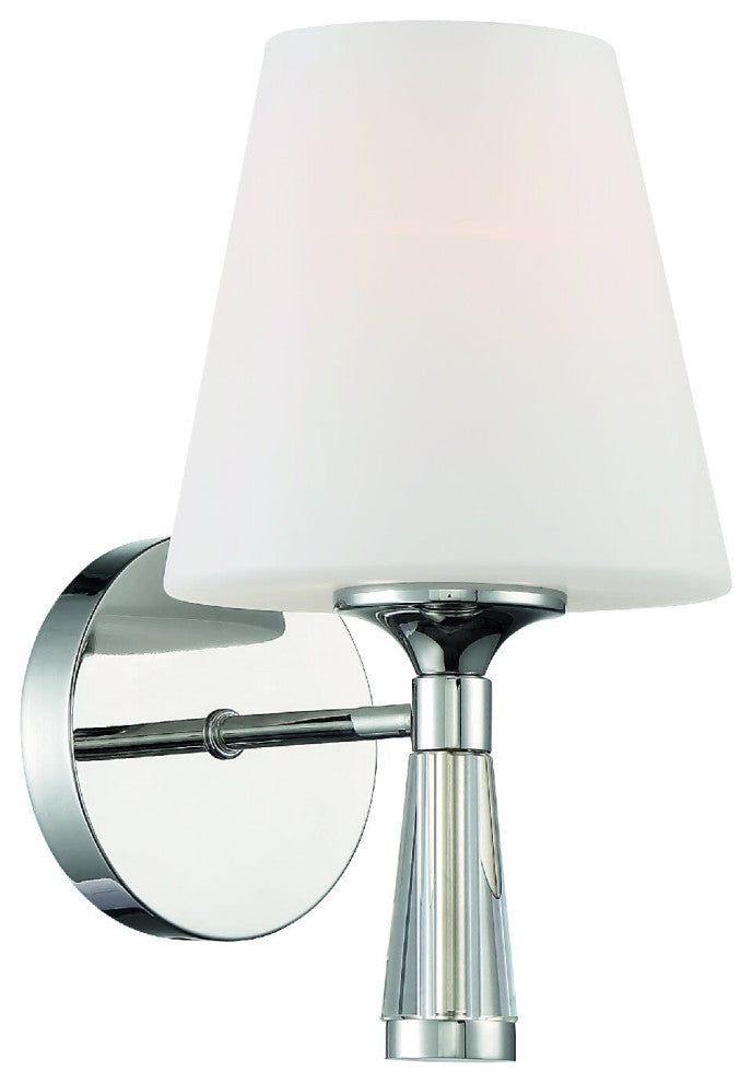Crystorama Lighting Group RAM-A3401 Ramsey 11" Tall Wall Sconce - Polished