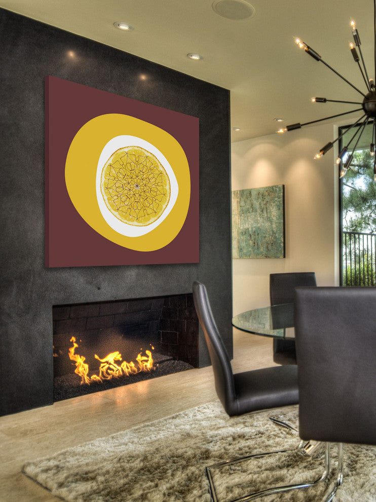 "September Lemon" Painting Print on Canvas by Irena Orlov
