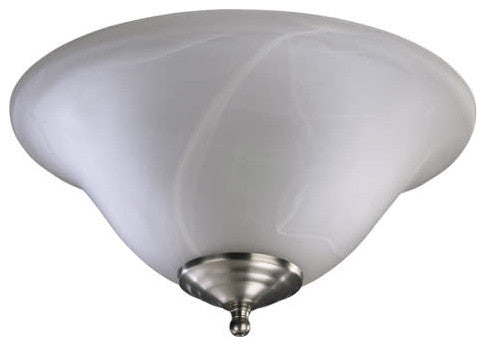 Quorum International 1166 2 Light Fan Light Kit - Satin Nickel / White