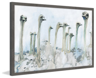 "The Voyeurs" Framed Painting Print, 30"x20"