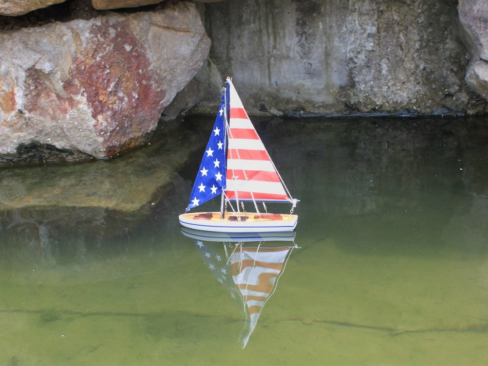 It Floats, Floating Sailboat Model, 12"