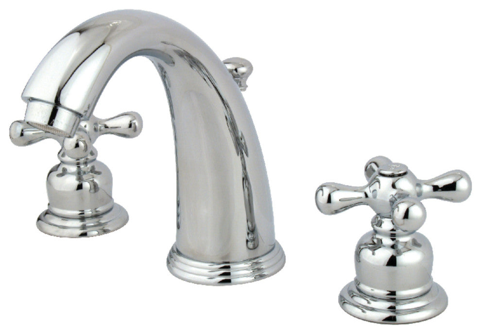 Kingston Brass Widespread Bathroom Faucet, Polished Chrome