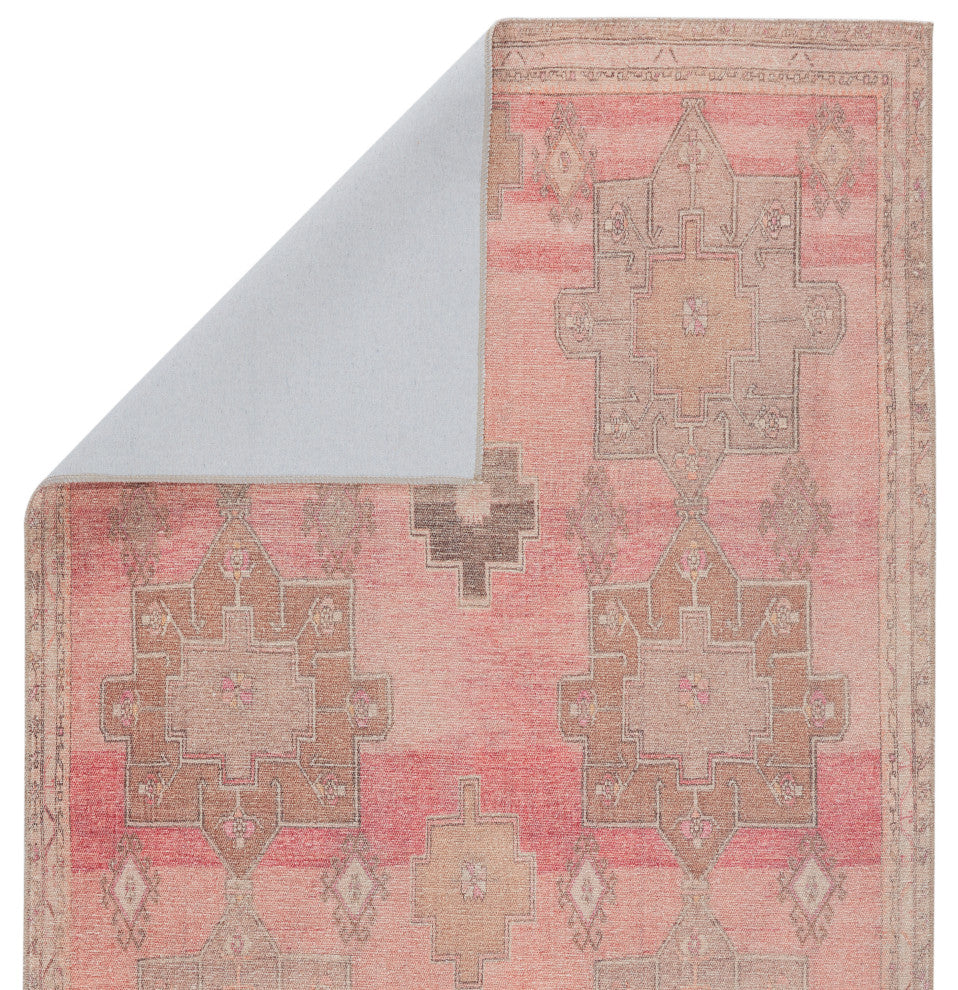 Vibe by Jaipur Living Faron Medallion Pink/Tan Rug, 2'6"x10'