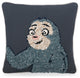 Gaskin Modern Handcrafted Fabric Sloth Pillow Cover, Single