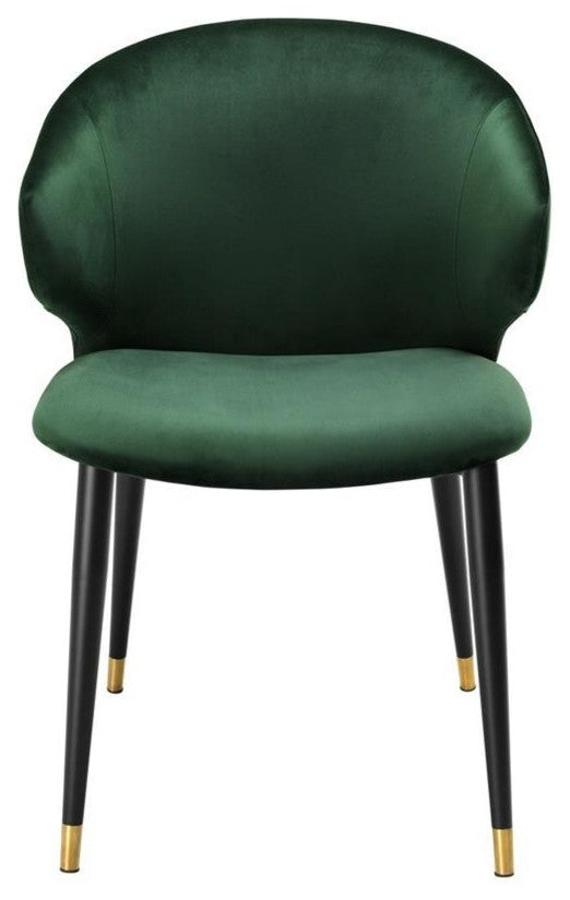 Green Velvet Dining Armchair | Eichholtz Volante