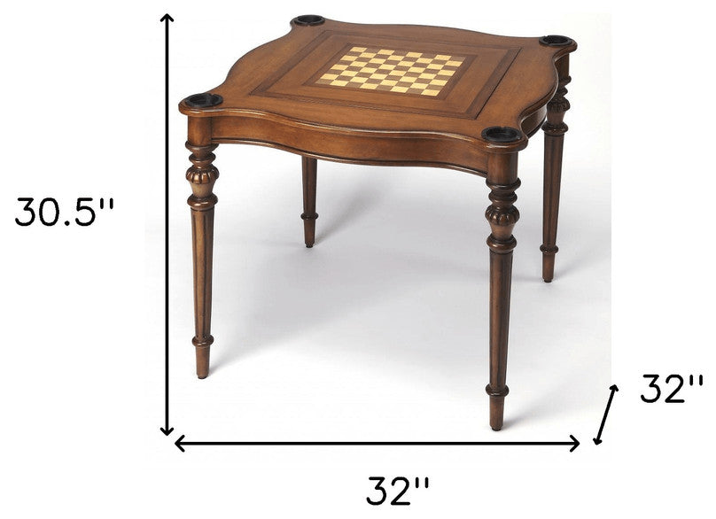 Antique Cherry Multi Game Table