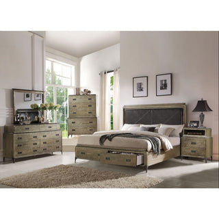 Alina Front Drawer Platform Bed