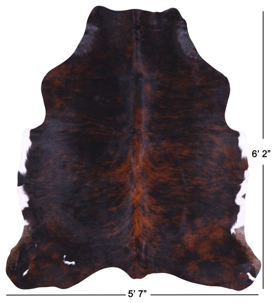 Natural Cowhide Rug 6' 2" X 5' 7" C1809