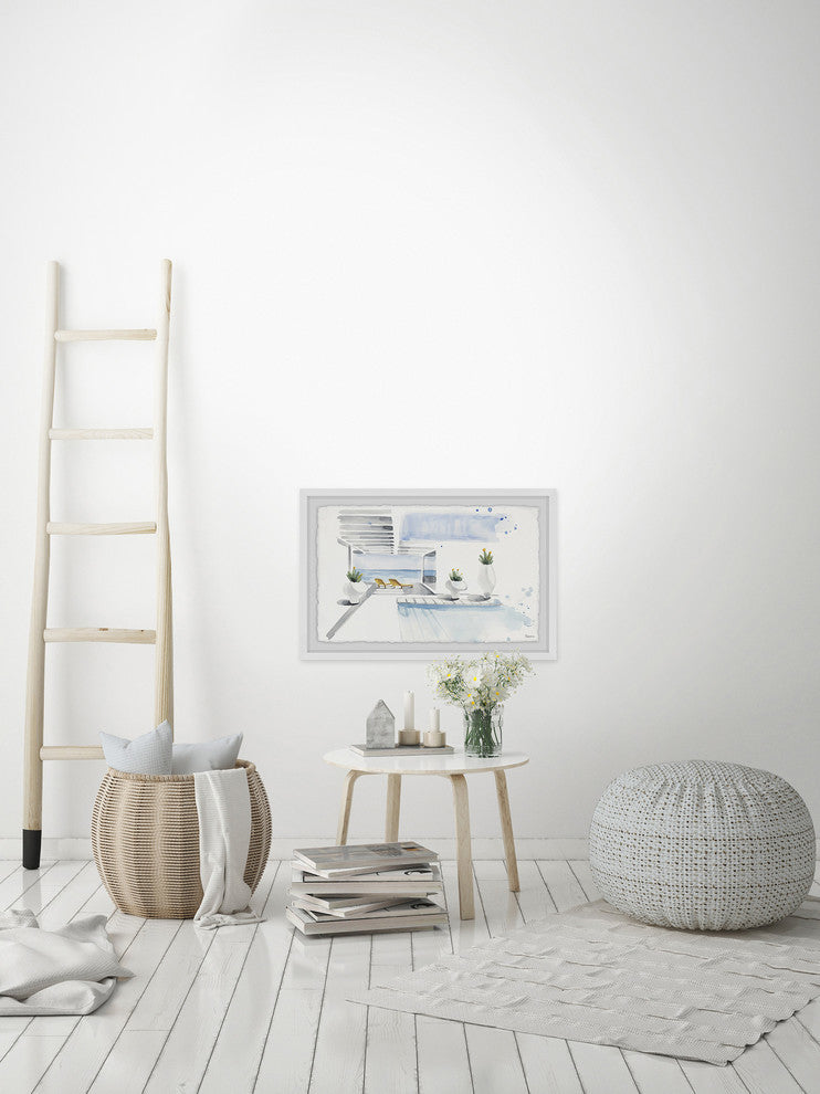 "Heaven in Paradise" Framed Painting Print, 24"x16"