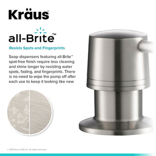 Kraus KSD-31 Deck Mounted Soap Dispenser - Stainless Steel