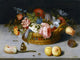 Tile Mural Still Life With Roses By Balthasar Van Der Ast, 6"x8", Matte