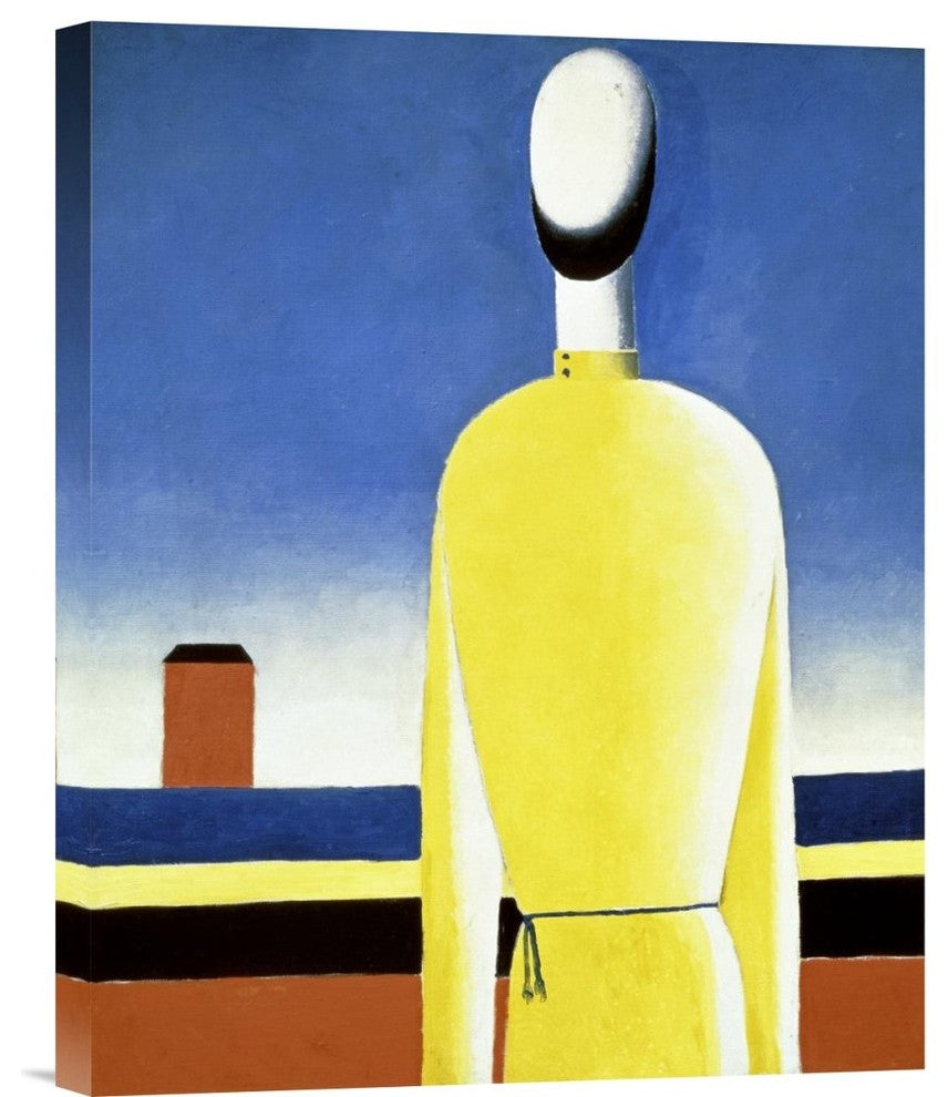 "Complicated Anticipation" Stretched Canvas Giclee by Kazimir Malevich, 18"x22"