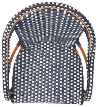 Safavieh Outdoor California Armchair, Navy/White