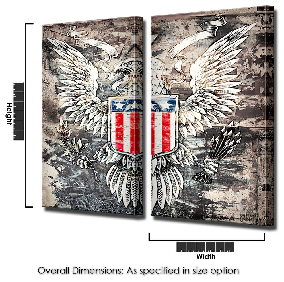 Born2BWild XXIX Canvas Wall Art, 2-Piece Set, 24"x12"